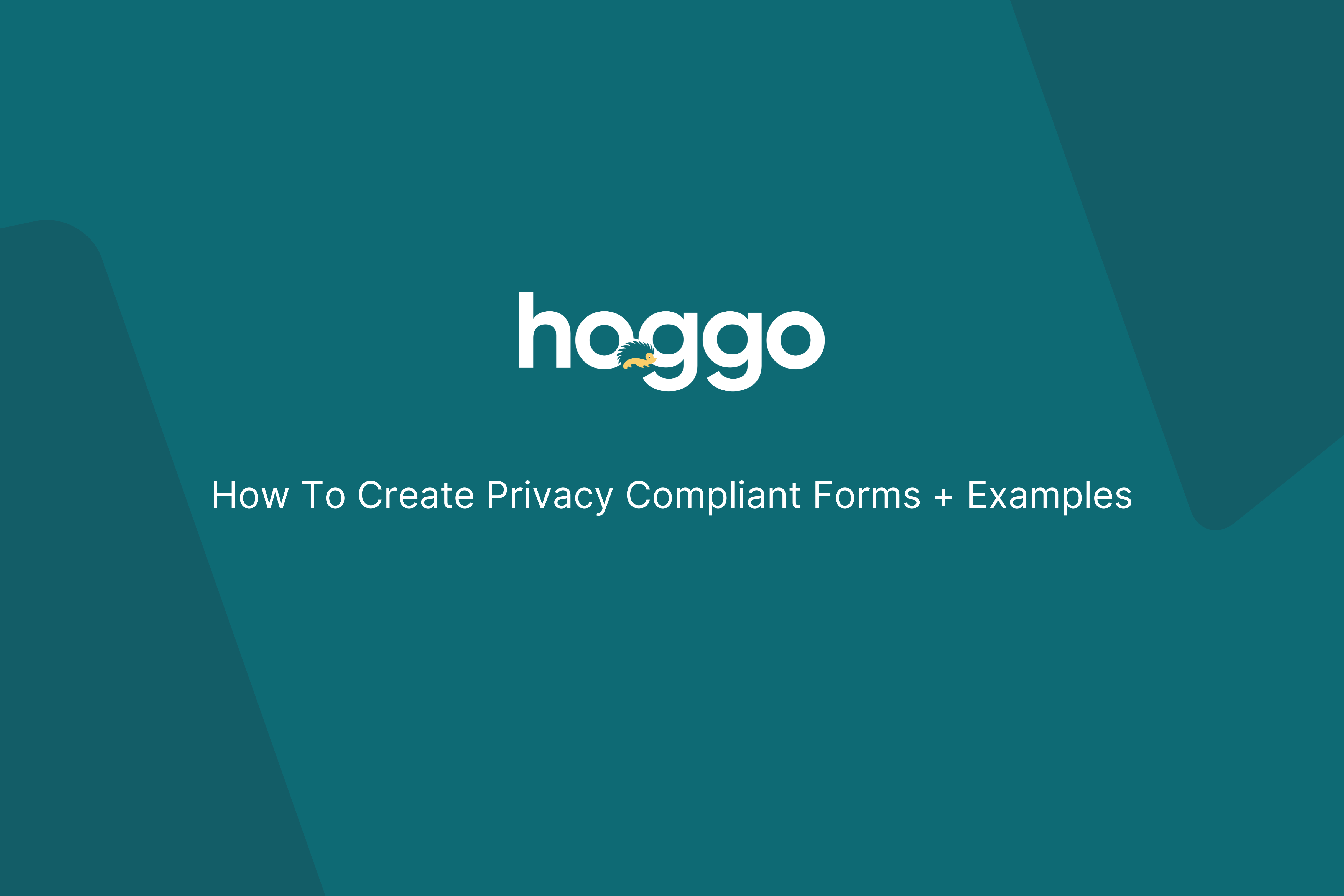 How To Create Privacy Compliant Forms + Examples