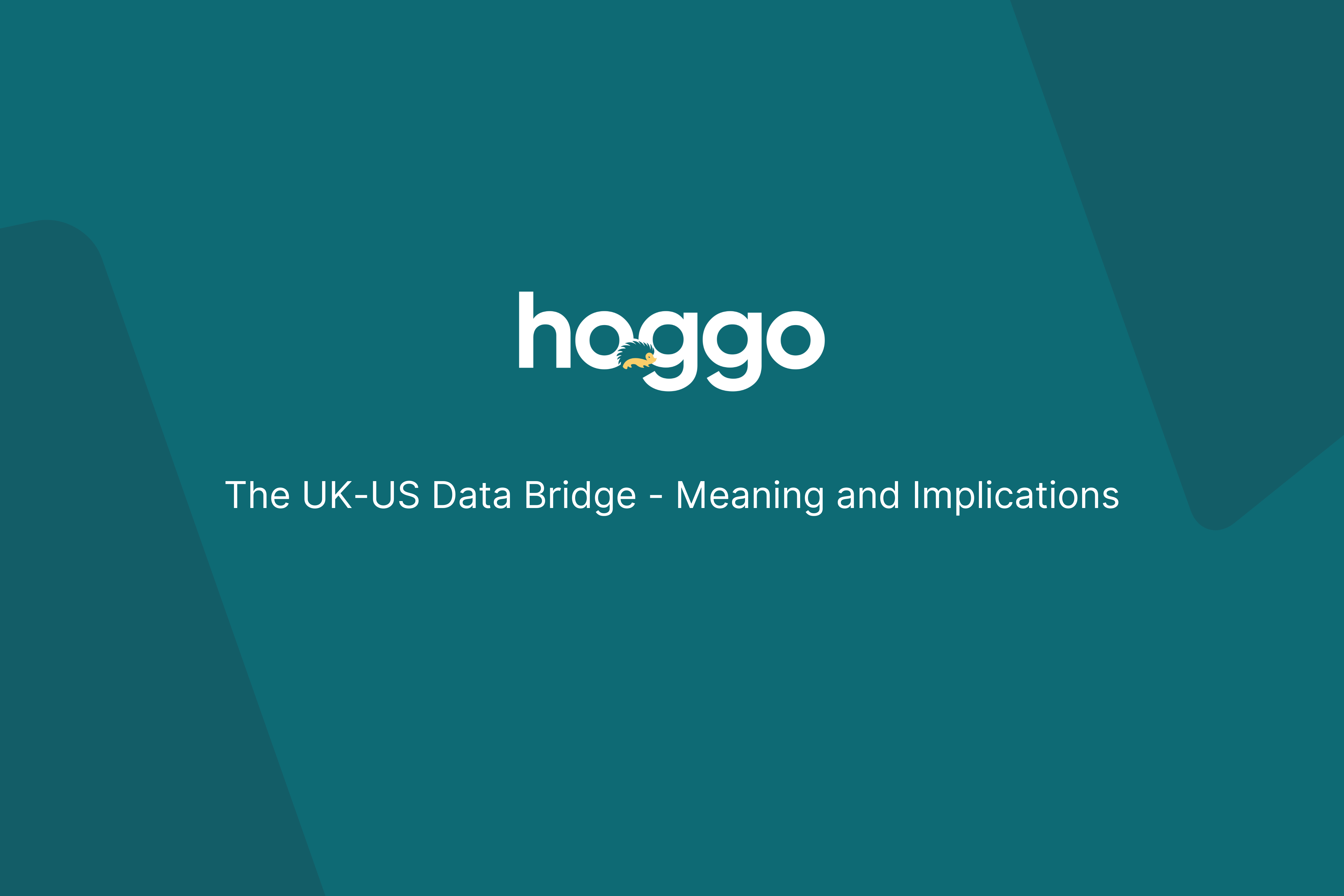 The UK-US Data Bridge - Meaning and Implications
